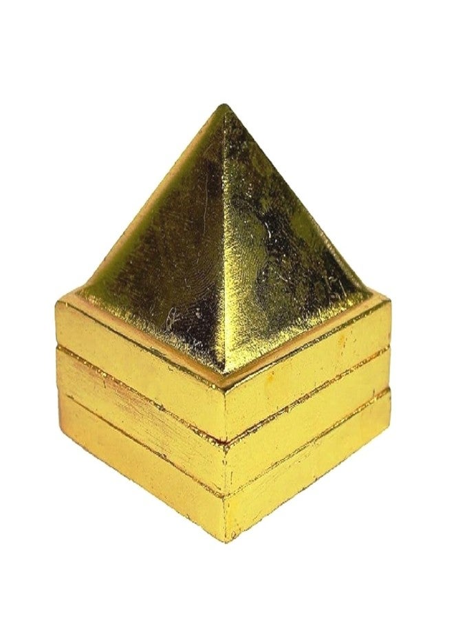 numeroastro Vastu Pyramid Yantra في Ashtadhatu (مزيج معدني) (3 سم) (3 قطع. مجموعة) (مجموعة واحدة) - Image 3